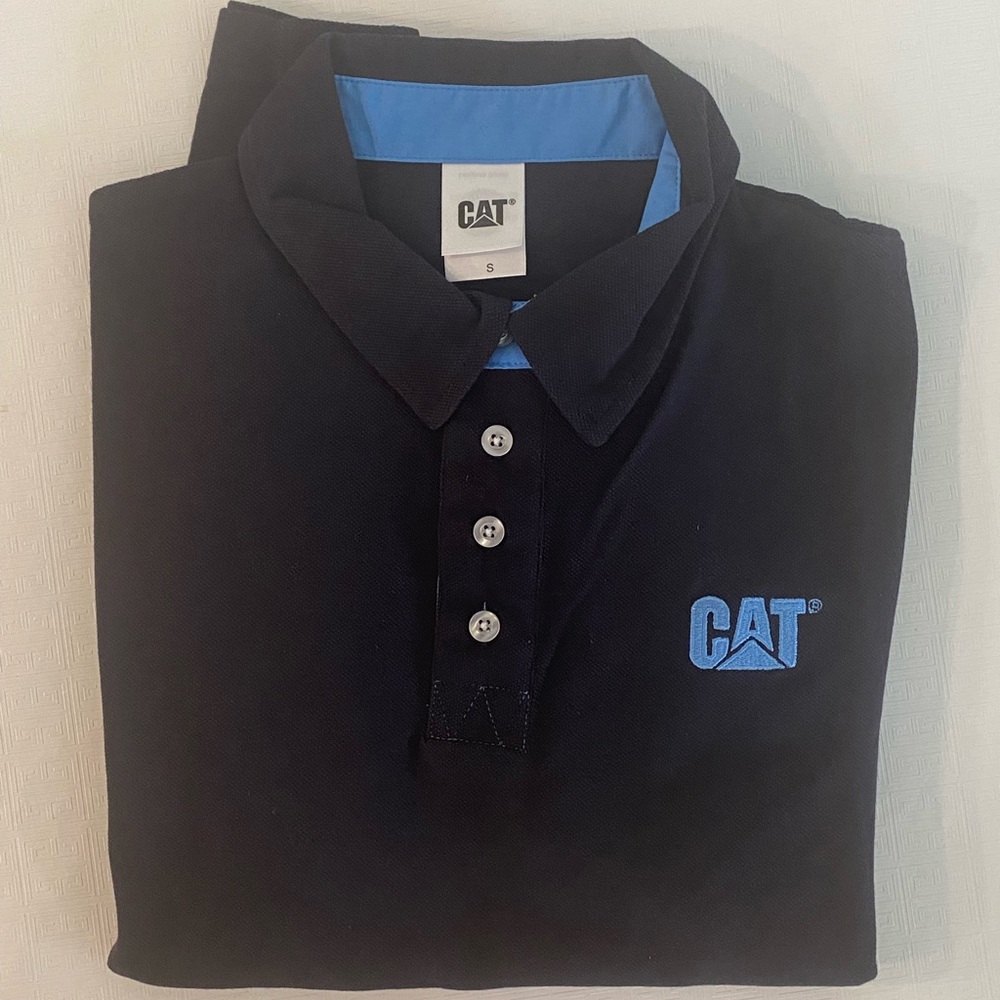 Caterpillar Navy Blue Polo